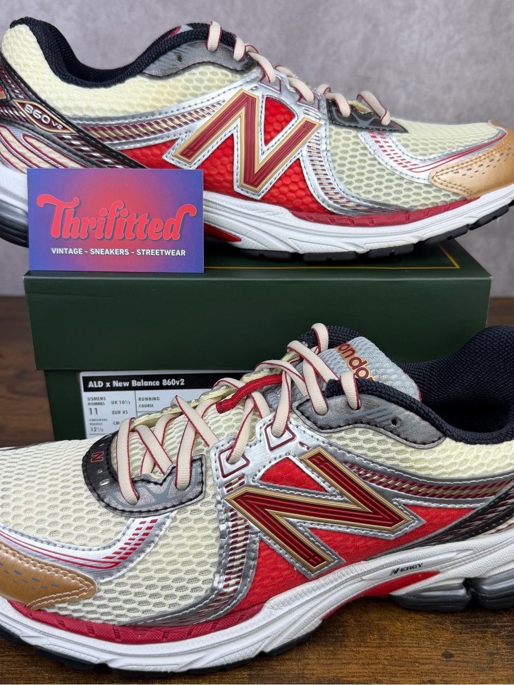 New Balance 860v2 Aime Leon Dore Red Size 11 ML860AD2 ALD Men’s Sneakers OG Rare